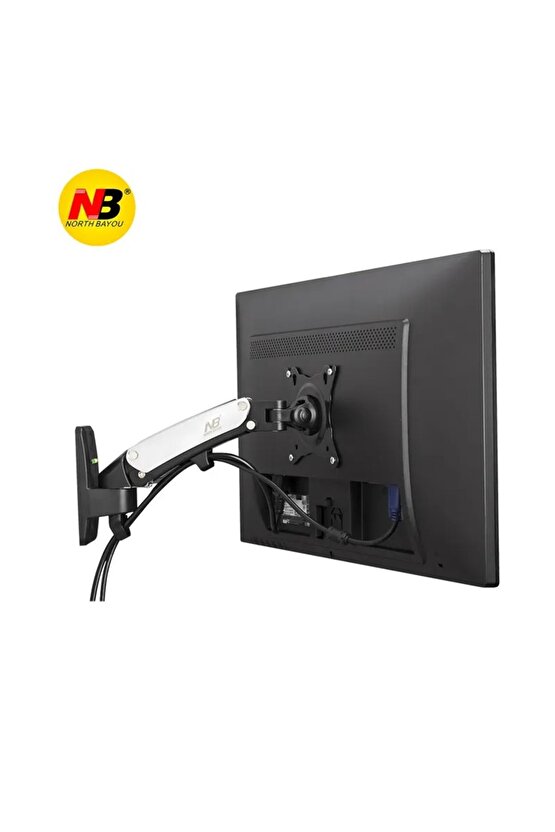 BenQ Zowie XL2411K 24 Monitör NB F120 Güçlendirilmiş Amortisörlü Hareketli Duvar Askı Aparatı
