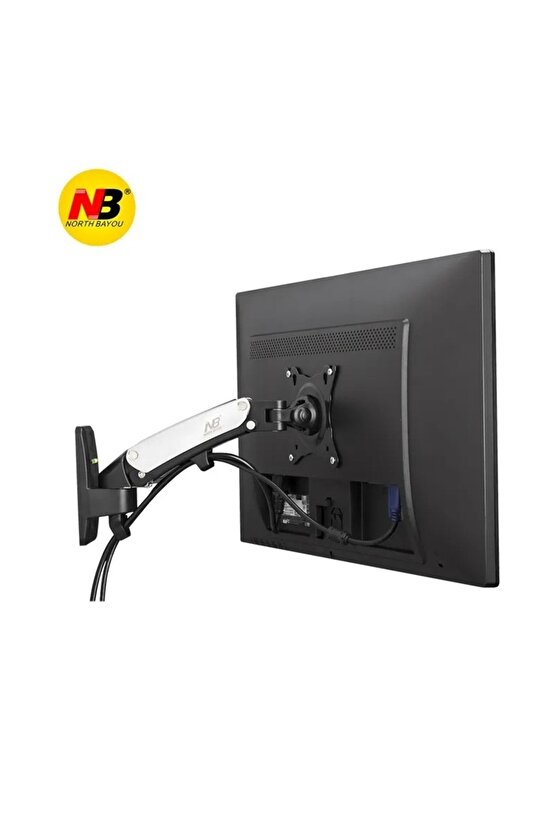 Sunum Ekranı Müşteri Monitörü Nb F120 17-27amortisörlü Duvara Monte Hareketli Monitör Askı Aparatı