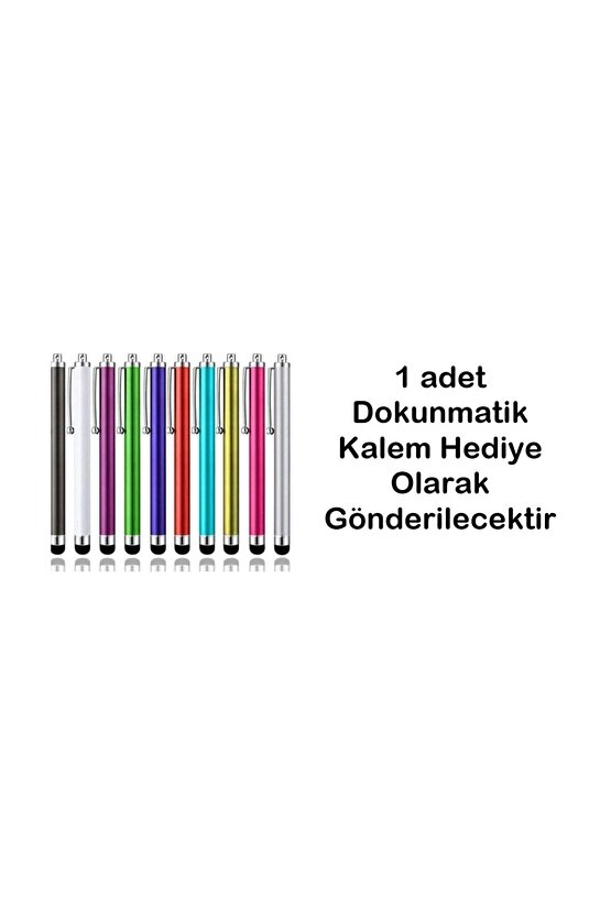iPad Mini 6 A2567-A2568 Tablet İçin Uyumlu Şarjlı Touchpadli Yuvarlak Tuş Bluetooth Klavye