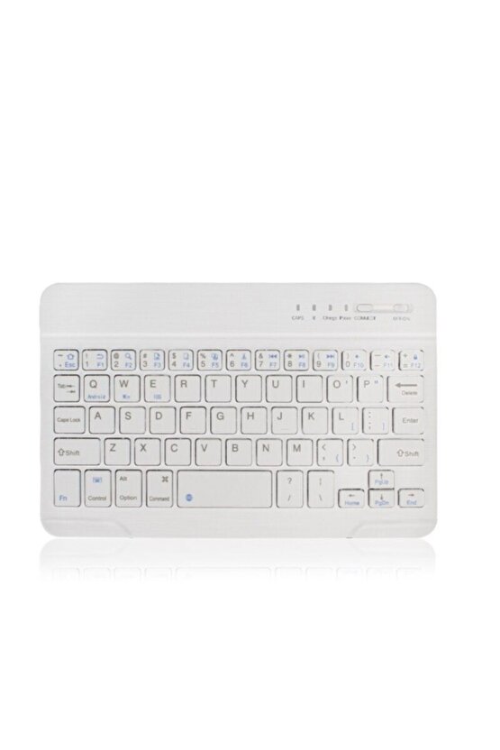 Hometech Alfa 7lm 7 Uyumlu Bleutooth Tablet Klavyesi Mini Slim Şarjlı Kablosuz Klavye