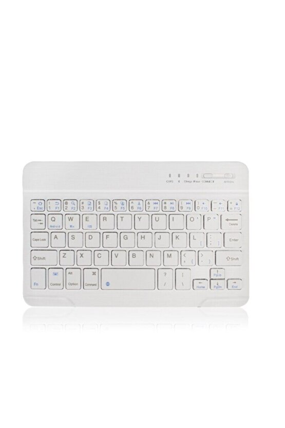 Lenovo Tab M10 Tb-x505f605 Uyumlu Bleutooth Tablet Klavyesi Mini Slim Şarjlı Kablosuz Klavye