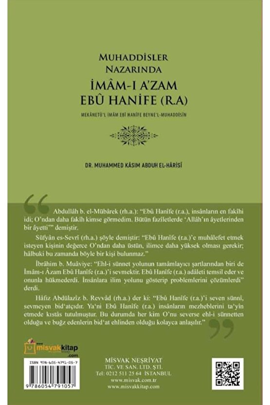 Muhaddisler Nazarında Imam Ebu Hanife (r.a.) (2 Cilt)