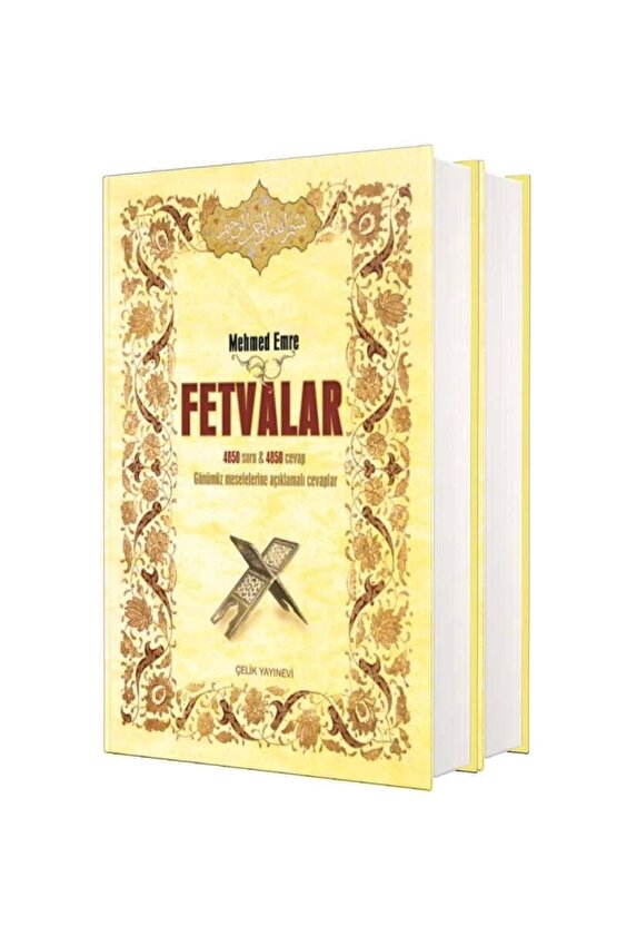 Fetvalar (Sorulu Cevaplı) 2 Cilt Takım  Çelik Yayınevi  Mehmed Emre