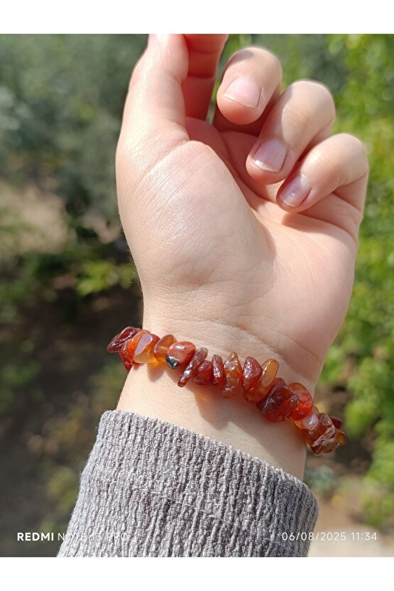 Akik Kırık Doğaltaş Kadın ve Erkek Bileklik