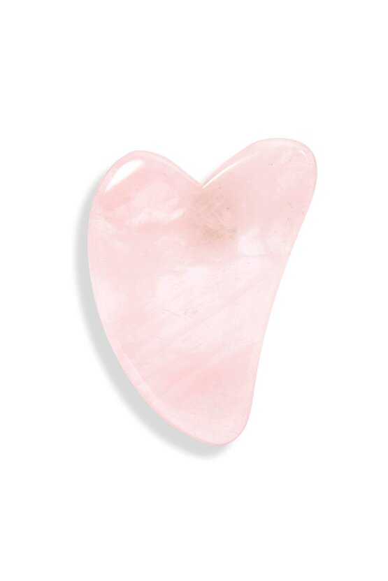 Pembe Kuvars Gua Sha Masaj Aleti | Klasik