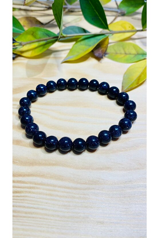 Orjinal Lacivert Yıldız Taşı Unisex Bileklik