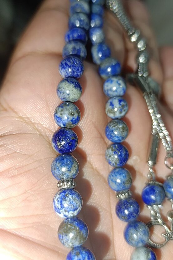 Lapis Taşı 6 mm Natural Doğaltaş Tesbih