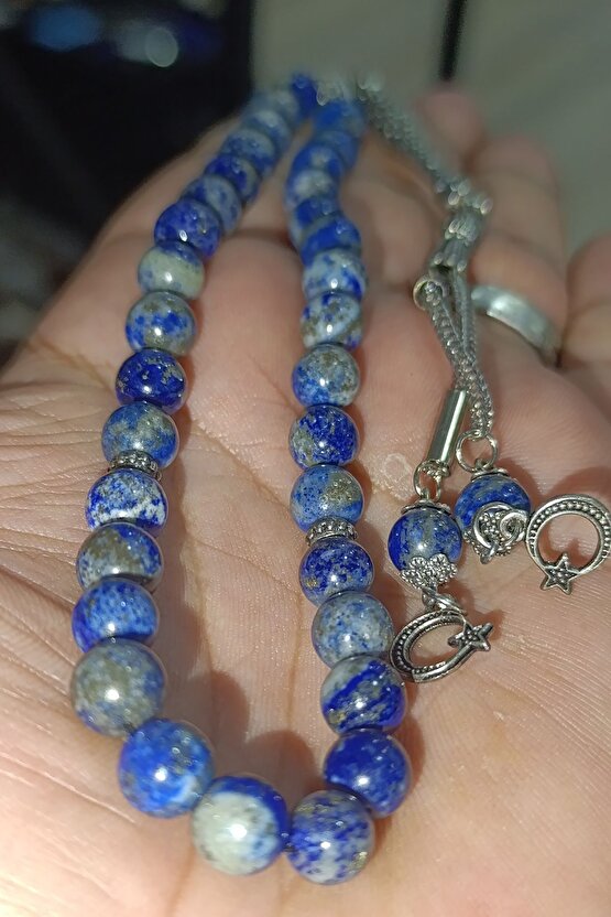 Lapis Taşı 6 mm Natural Doğaltaş Tesbih