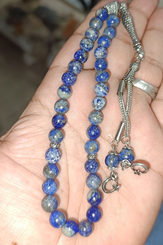 Lapis Taşı 6 mm Natural Doğaltaş Tesbih