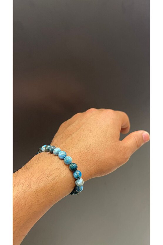 Apatit 8mm Doğaltaş Bileklik