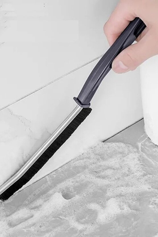 1 Adet Çok Amaçlı Ince Temizlik Fırçası Derz Araları, Banyo, Mutfak, Lavabo Detay Temizleme Fırçası