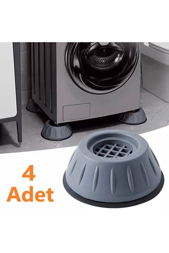 Makina Matik Çamaşır Makinesi Titreşim Önleyici 4 Adet