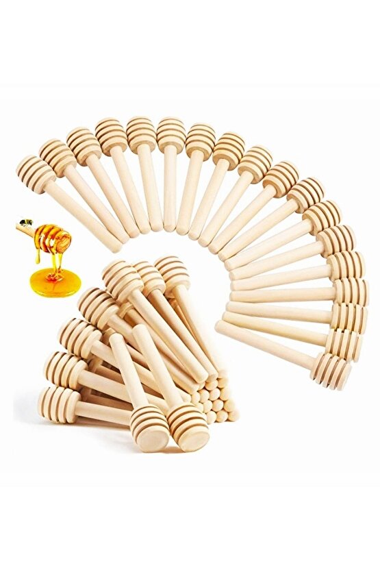 STD Ahşap&tahta 50’li Magnet Için Mini Bal Kaşığı Klasik