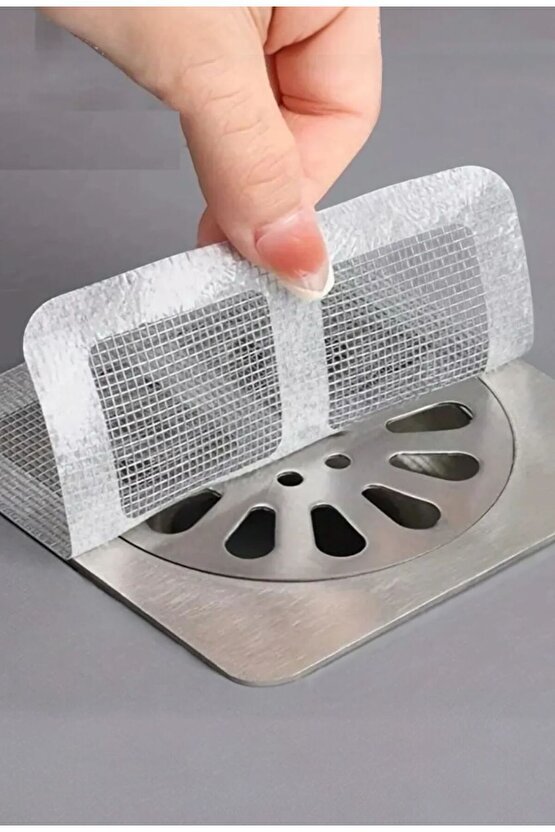 1 ADET Banyo ve Mutfak İçin Yapışkanlı Lavabo Gider Saç ve Kir Tutucu