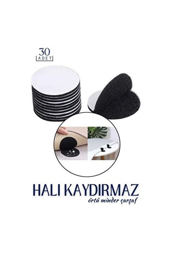 ModaCar Halı Kaydırmaz Cırt Pedler 30 ADET