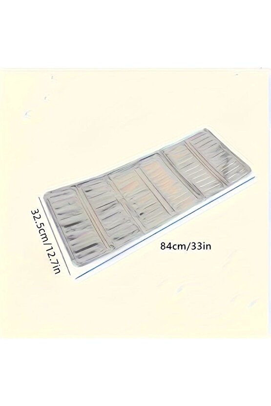 Yağ Sıçratmaz Ocak Arkası Koruyucu Panel 32,5 cm. × 84 cm Alüminyum Leke Önleyici