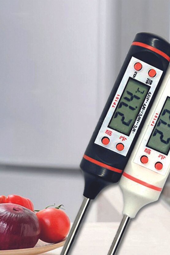 Mama Sıcaklık Ölçüm Süt Isı Ölçer Gıda Derece Ölçer Termometre Dijital Pasta Malzemeleri