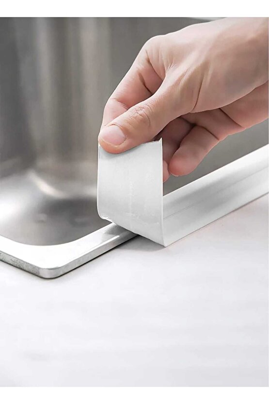 3.2M Banyo Küvet Mutfak Lavabo Su Sızdırmaz Bant Su Geçirmez Kenar Bandı Sızdırmazlık Tamir Beyaz