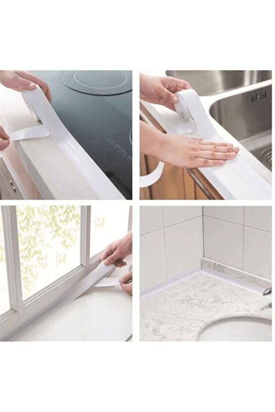 Pratik 145 Gr Beyaz Su Sızdırmaz Lavabo Kenar Bandı (3.2m) ( Lisinya )