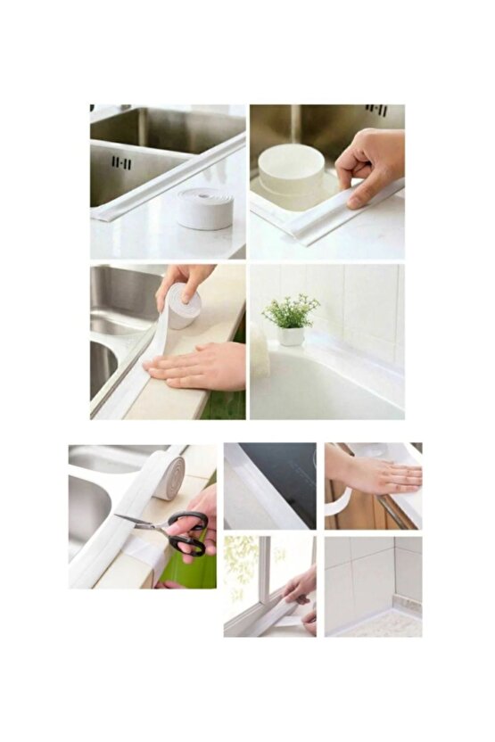3.2 M BANYO KÜVET MUTFAK LAVABO SU SIZDIRMAZ BANT SU GEÇİRMEZ KENAR MATI