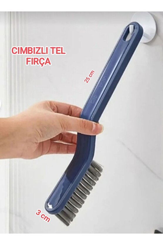CIMBIZLI - TEL FIRÇA ÇOK FONKSİYONLU TEMİZLİK FIRÇASI