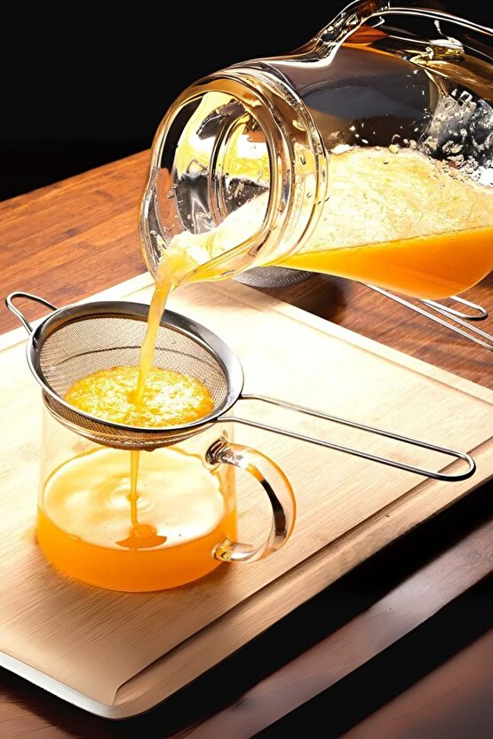 3lü Çay Süzgeci Paslanmaz Metal Çay Süzgeci Bitki Çayı Demleme Süzgeç Çok Amaçlı