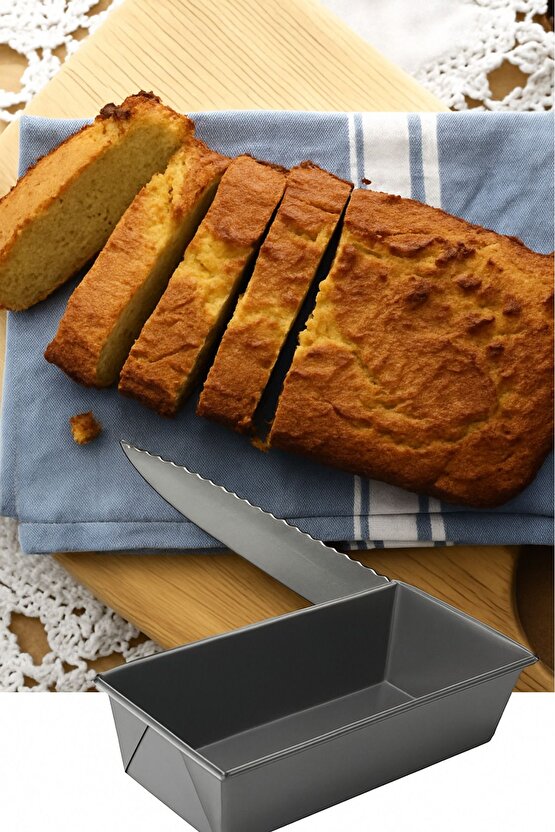 Metal Baton Kek Kalıbı Bpa Free Yanmaz Yapışmaz 34 cm