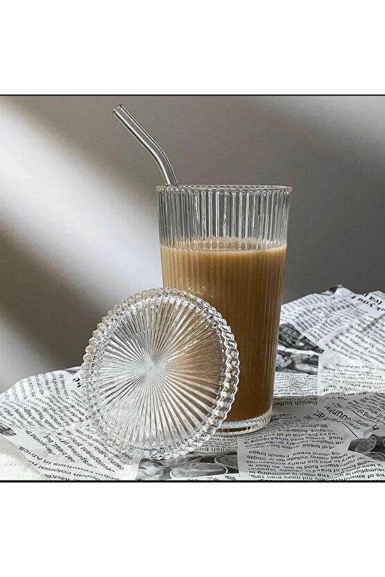 Pipetli Cam Origami Pintrest İnstagram Blogger Bardağı