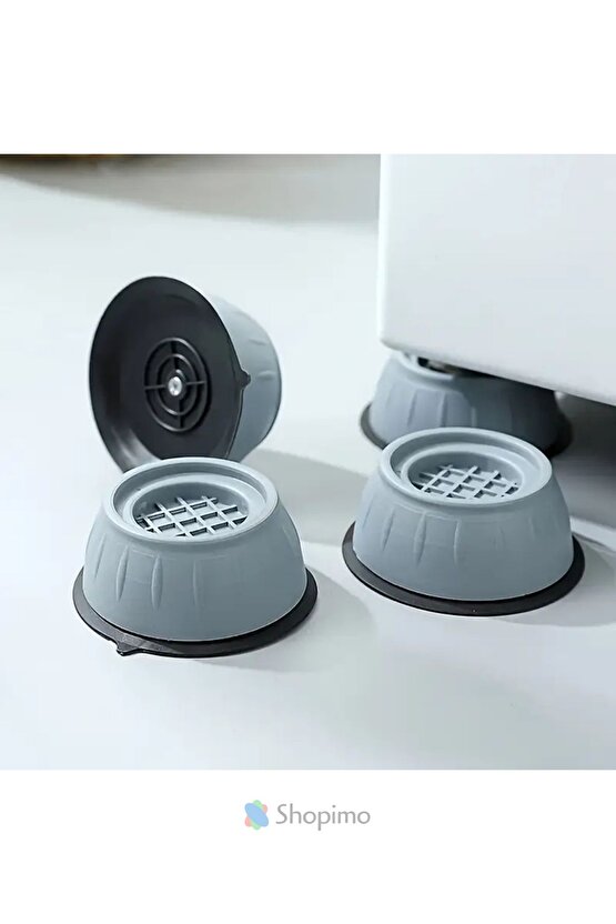 Çamaşır Makinesi Kayma Ve Titreşim Engelleyici - Gürültü Emici Aparatlar 4 Lü Set