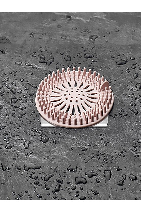 LEON LİFE 3 Adet Yuvarlak Lavabo Ve Küvet Süzgeci, Lavabo Tıkacı RENKLİ