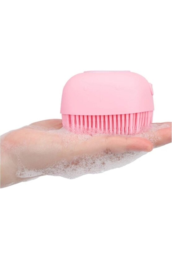 Banyo Duş Kesesi Sabun Duş Jeli Hazneli Masaj Fırçası Lif Kese