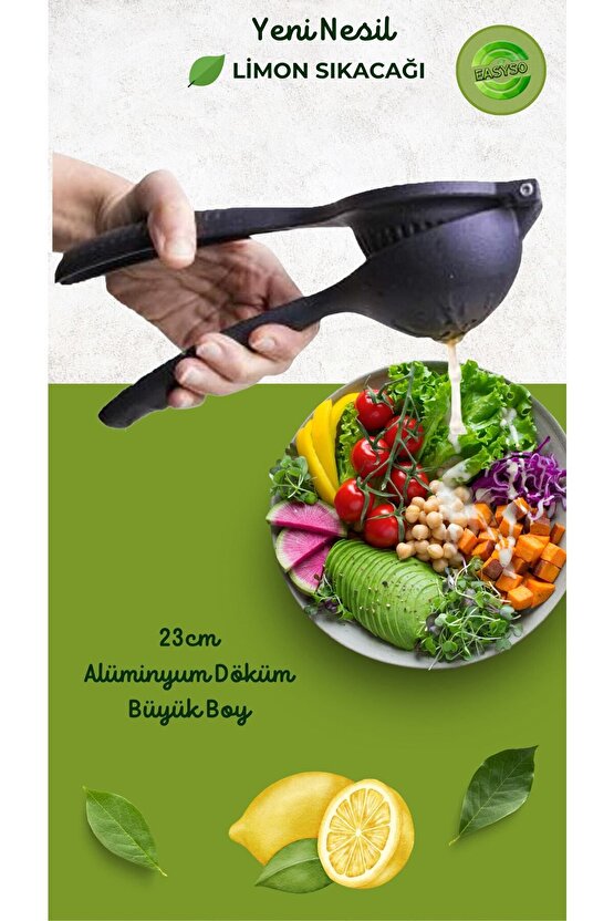 Gerçek Döküm Narenciye Limon Sıkacağı Çok Amaçlı Limon Sıkacak
