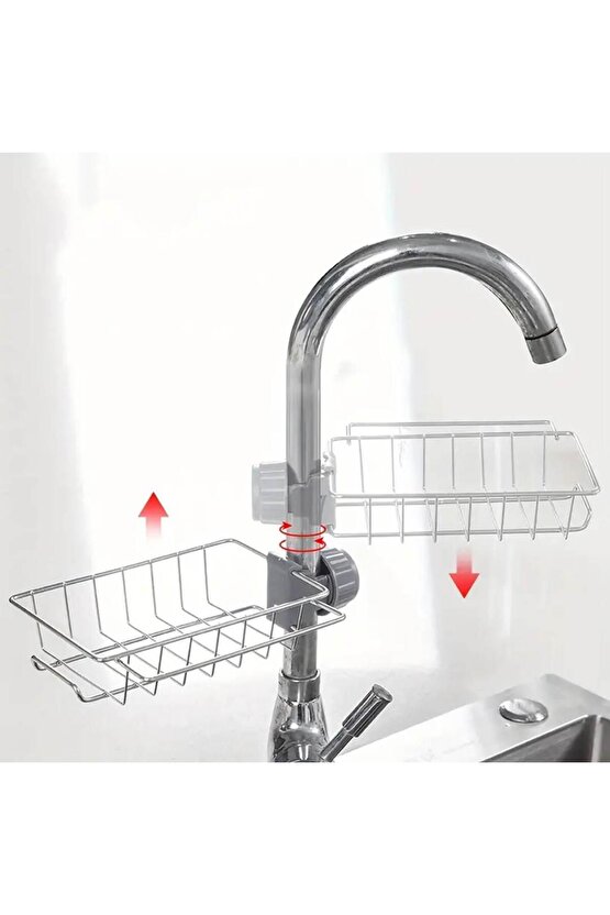 Sn-20462 Mutfak Ve Banyo Organizer Tek Kat Demir Raf