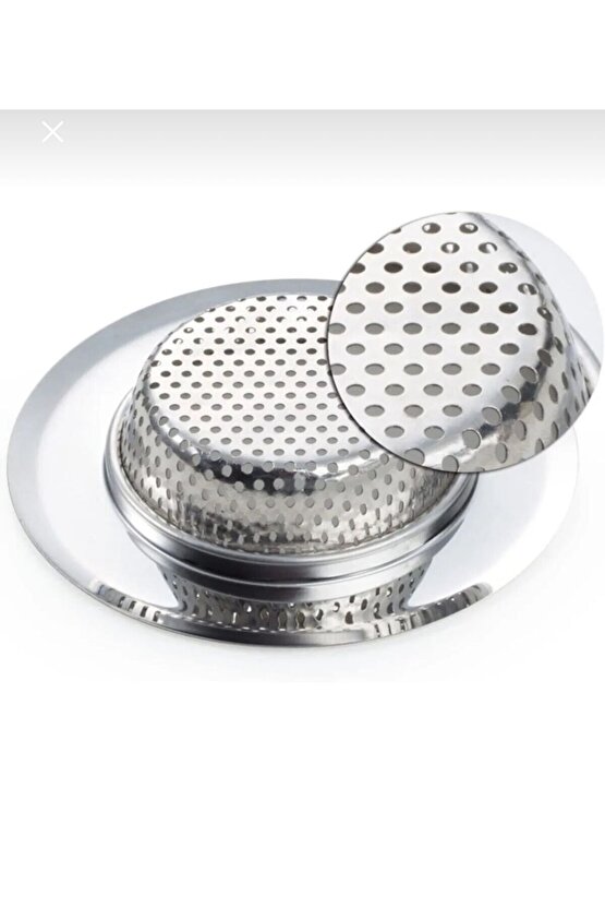11.5CM LAVABO SÜZGECİ BÜYÜK BOY PASLANMAZ ÇELİK EVYE SÜZGEÇ 11.5CM