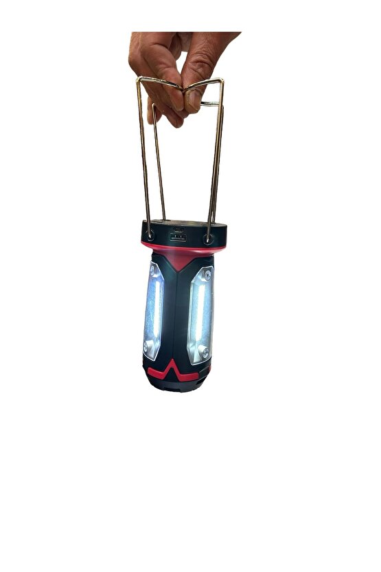 Powermaster Mx-8801 3xcob Led+ 3w Led Çok Fonksiyonlu Çalışma - Kamp Lambası