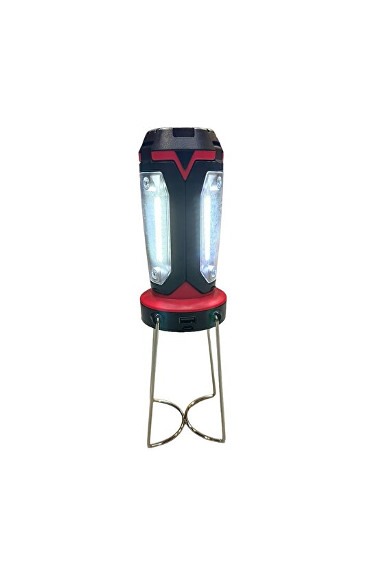 Powermaster Mx-8801 3xcob Led+ 3w Led Çok Fonksiyonlu Çalışma - Kamp Lambası