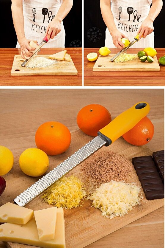 Renkli Saplı Limon Peynir Dilimleyicisi Uzun
