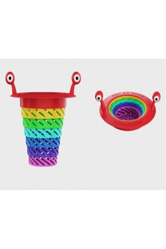 Renkli 6 Kademeli Lavabo Banyo Küvet Süzgeci Saç Toplayıcı