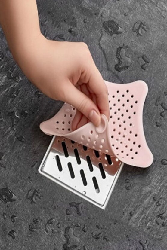 1 ADET Yıldız Silikon Lavabo ve Küvet Gider Süzgeci