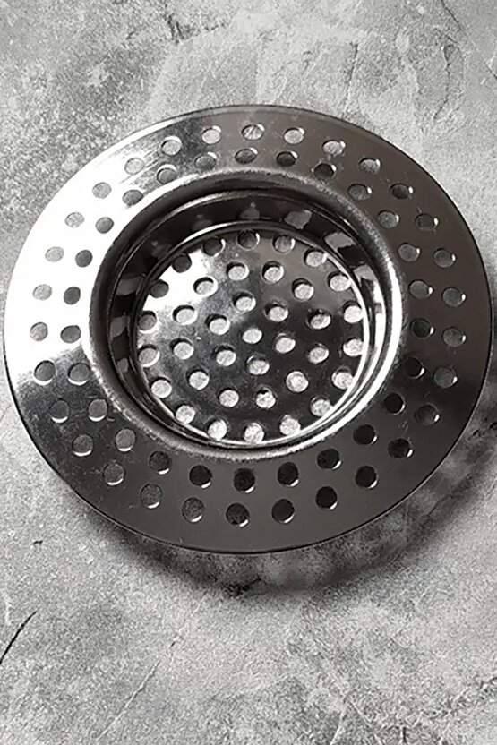 1 Adet Paslanmaz Çelik Lavabo Tahliye Süzgeci Metal Lavabo Süzgeç