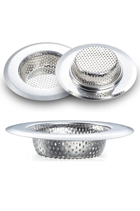 Paslanmaz Çelik Lavabo Süzgeci – 7.5 cm