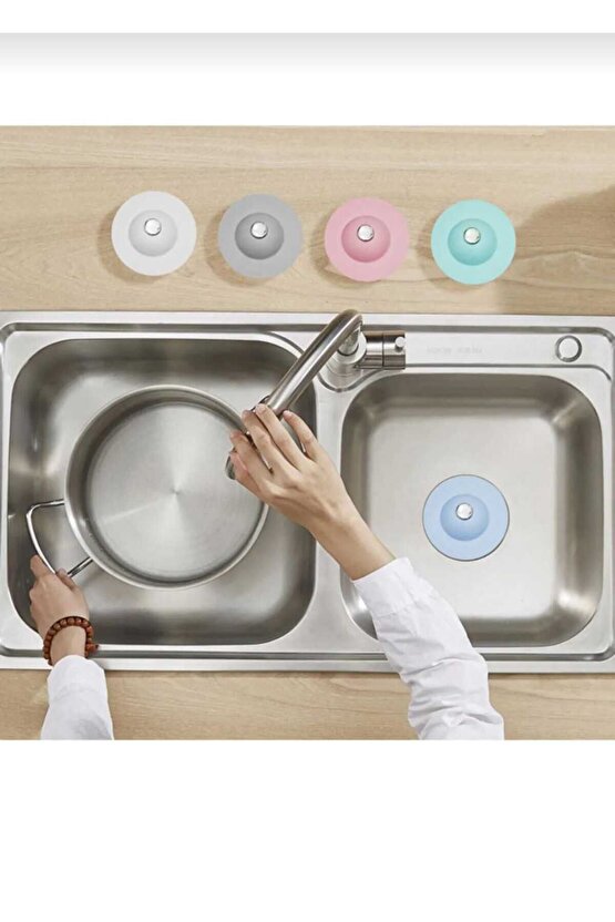 silikon kapak  süzgeçli filtre banyo-lavabo süzgeç kapağı 1 adet