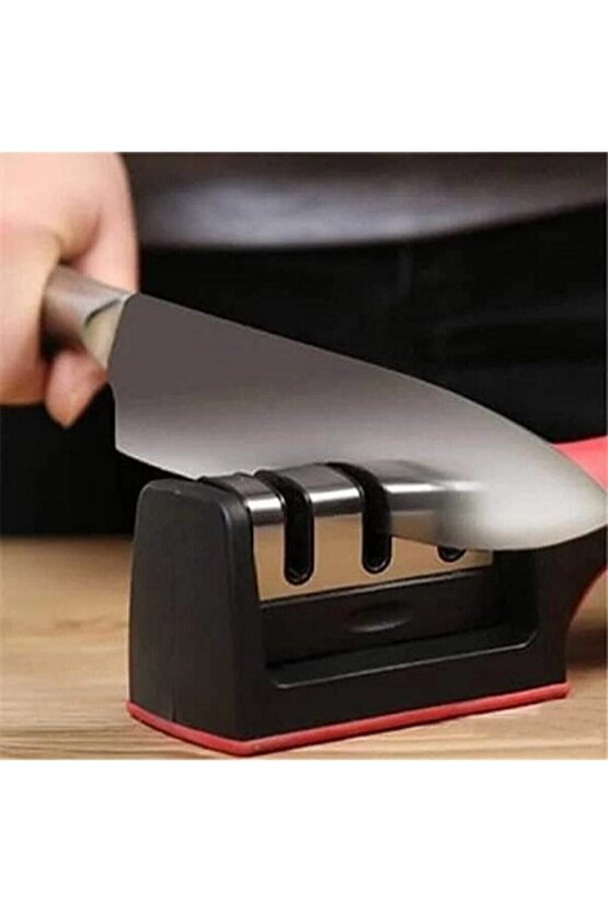 Profesyonel Bıçak Bileyici 3 Açılı Elmas Seramik Tungsten Çelik El Bıçakları Bileme APARATI