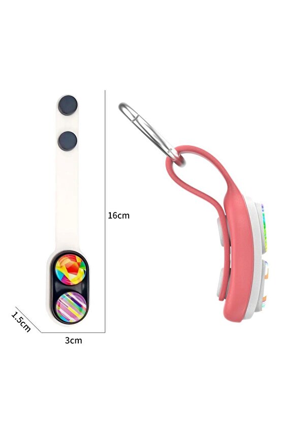 SUNUP SN-24271 POPPUCK TRİCK MAGNET FİDGET PARMAK STRES SPİNNER