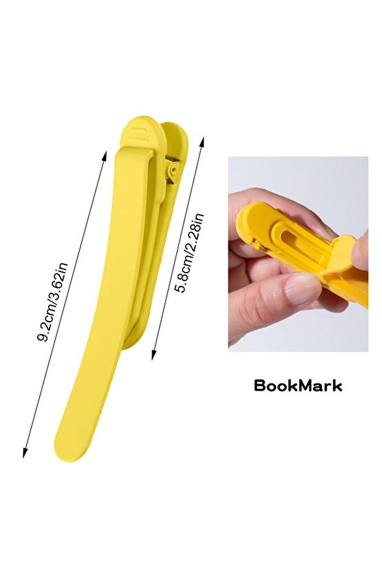 SN-26409 Ayıcık Kitap Okuma Ayracı Silikon Sarı Renk