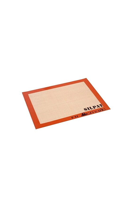 Silikon Yanmaz Yapışmaz Pişirme Matı 40*30 Silikon Muffin Gri