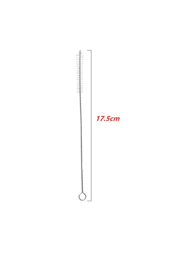 Pipet Temizleme Fırçası Pratik Bükülebilir Temizlik Fırçası Klavye Temizleme Fırçası Beyaz