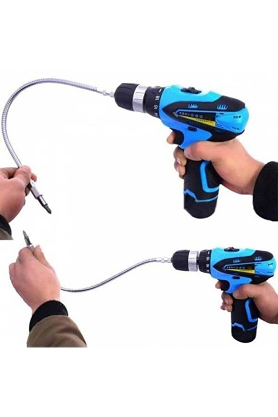 Fırsat Byr Pm-20507 Esnek Bükülebilir Matkap Uzatma Hortumu 14 Bits Ucu 400Mm Yeni