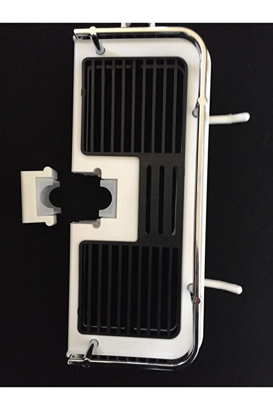 Robot Ve Sürgülü Duş Seti Sabunluk Şampuanlık Liflik Lüx Kromajlı Banyo Organizer