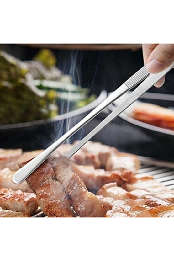 Chef 30 Cm Yiyecek Servis Maşası Air Fryer Cımbızı Et Kızartma Barbekü Al - Seo Uyumlu!